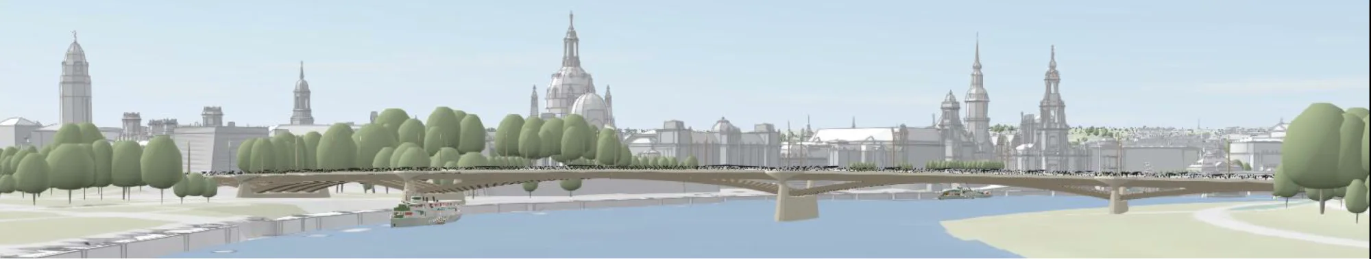 Der Vergleich – neue Carolabrücke Dresden