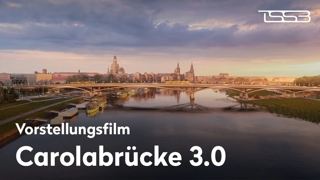 Vorstellungsfilm der neuen Carolabrücke